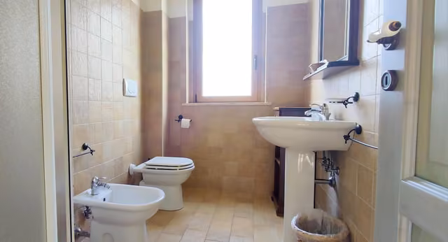 Bagno delle camere dell’Agriturismo Arkadia